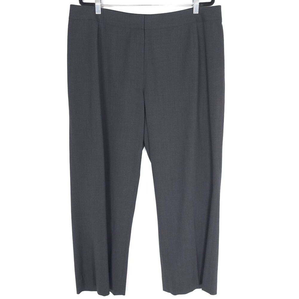 LAFAYETTE 148 NY Women’s Dress Pants 18W Stretch‎ WOOL Blend Trousers Straight